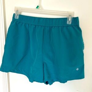 Bally fitness teal shorts